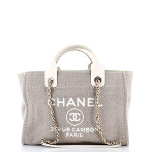 Chanel Deauville Nm Tote Mixed Fibers #226709C44B